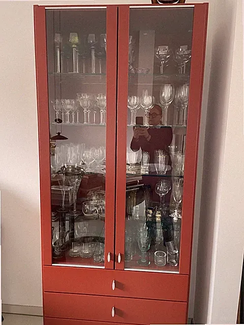 Vitrinenschrank Interlübke Hochschrank