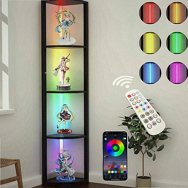 Vitrinenschrank Schrank Einzelvitrine Figure Modellautos Schaukasten 5 Ebenen