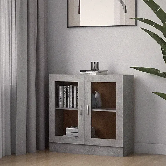 Vitrinenschrank Sideboard Highboard Bücherschrank Standvitrine Vitrine Schrank