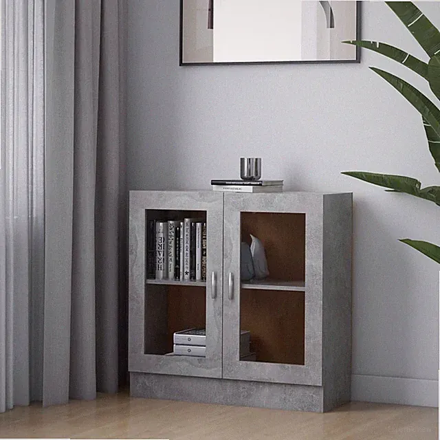 Vitrinenschrank Sideboard Highboard Bücherschrank Standvitrine Vitrine Schrank