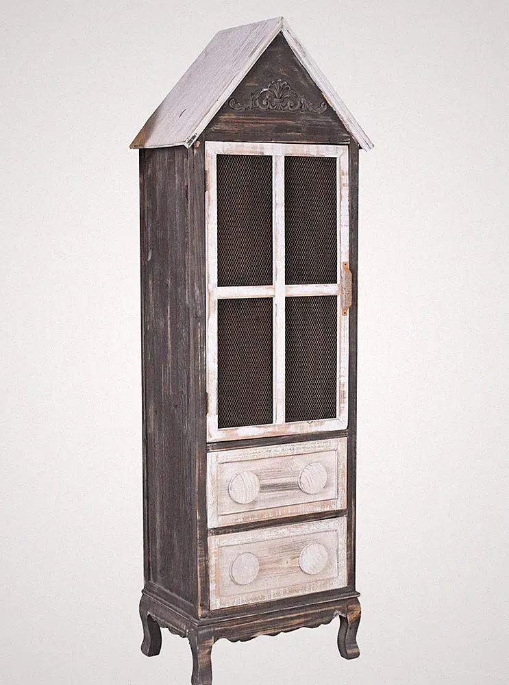 Vitrinenschrank „VILLA CHRISTINA“ – Landhaus Vitrine Shabby Chic