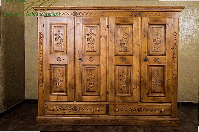 Voglauer Anno 1600 Bauernschrank Kleiderschrank Schlafzimmer Schrank Antik Stil