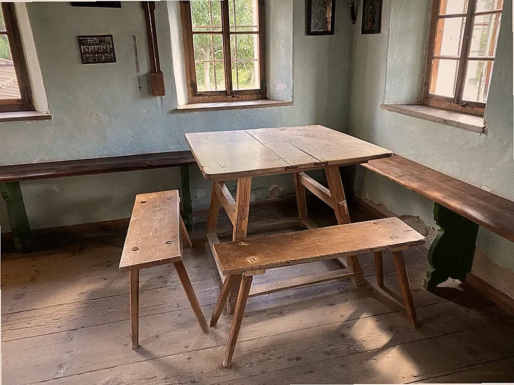 Vorbank aus altem Holz Hausbank Beistellbank Bauernmöbel Sitzbank Landhaus 90cm