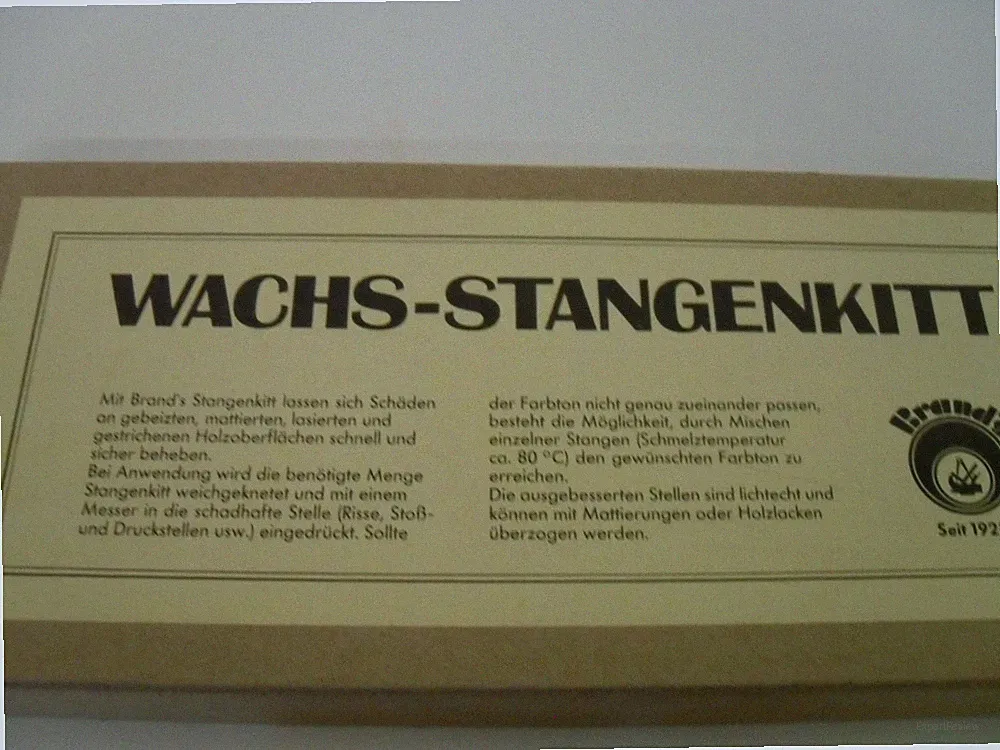 Wachsstangen-Kitt Nussbaum natur Reparatur-Wachs Möbel Laminat Parkett Oldtimer