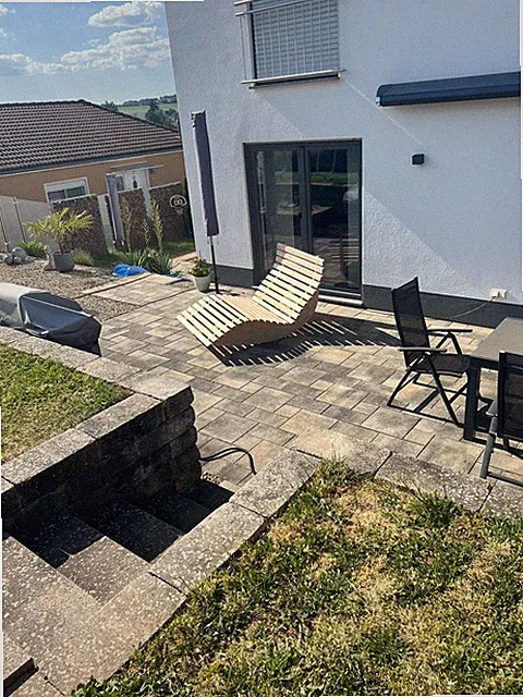 Waldsofa Rackinibank Wellenbank Relaxbank Sinnesbank Saunaliege Schaukelliege
