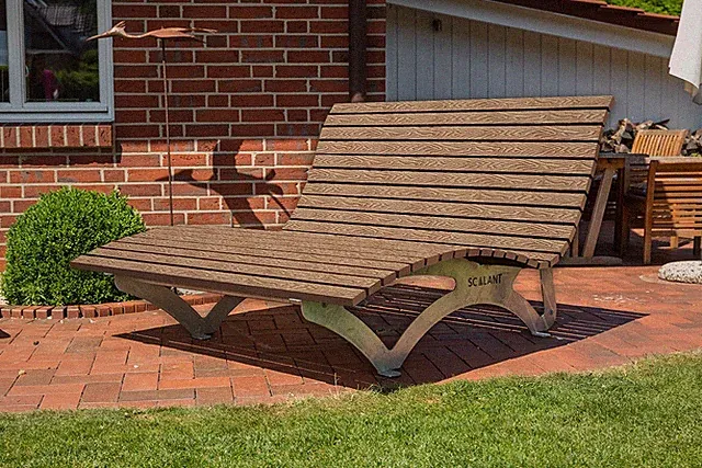 Waldsofa, Sonnenliege, Wellenliege, Holzliege Classic | WPC-Latten