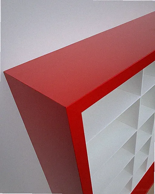 Wand Regal 55 x 55cm Sammel Sammler Vitrine Schau Setz Kasten - Inlay wechselbar
