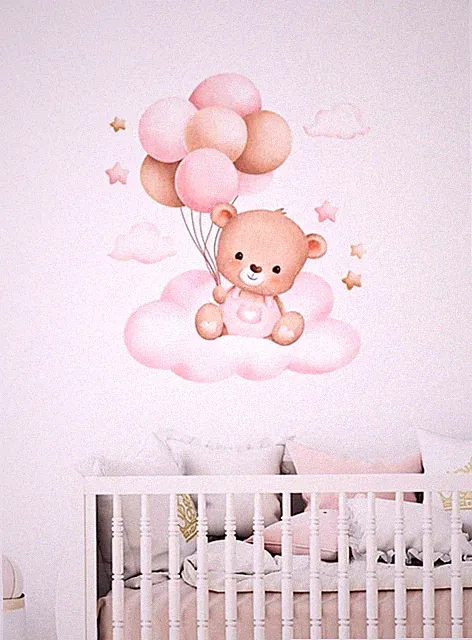 WANDAUFKLEBER Wandtattoos Kinderzimmer Kinder Wandsticker Dekorationen Neu!