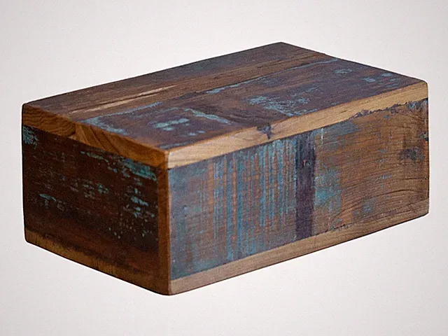 Wandboard Wandregal Altholz massiv mit Geheimfach Schublade Aufbewahrung