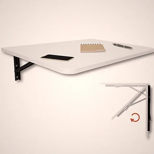 Wandklapptisch 70x50 Esstisch Küchentisch Schreibtisch Klapptisch Wand Tisch