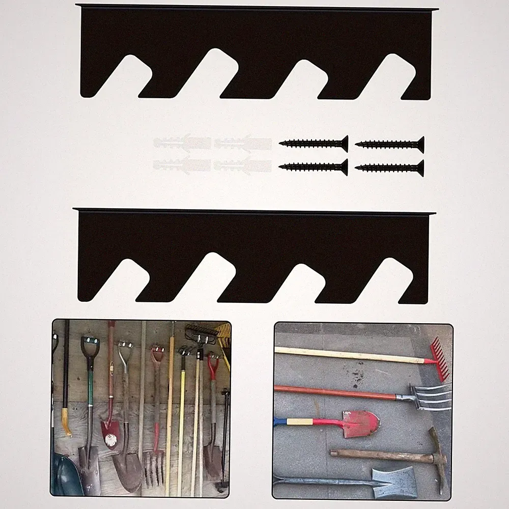 Wandmontage Metall Organizer für Garage Werkzeug Aufbewahrung von Gartengeräte