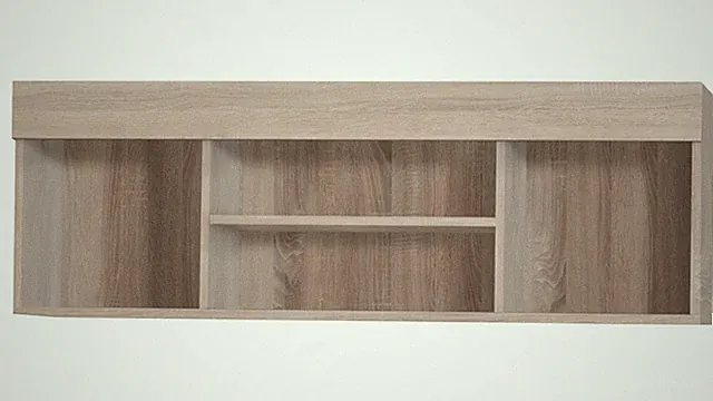 Wandregal Cezar CR27 Regal Hängeschrank Wohnzimmer-Set Bücherregal