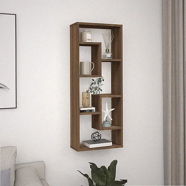 Wandregal Holzwerkstoff Schweberegal Holz Hängeregal Bücherregal Küchenregal