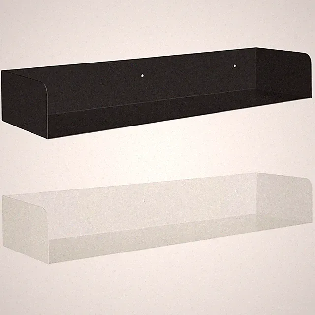 Wandregal Metall | Wandablage | Wandboard | 2 Dekore | 60 oder 80 cm | SHOWCASE