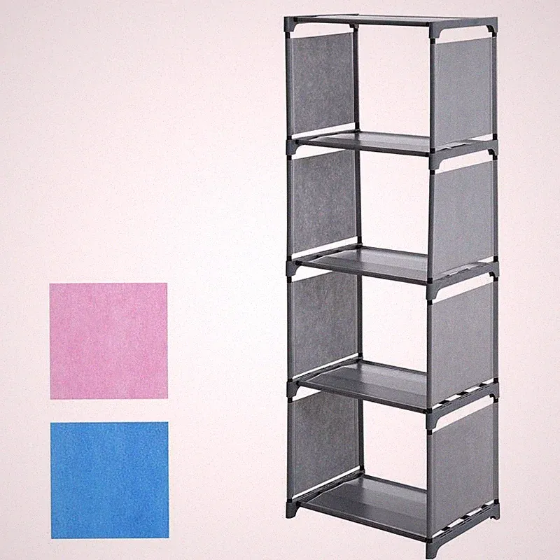 Wandregal Treppenregal Stufenregal Stoff Regal Schrank Bücherschrank Stecksystem