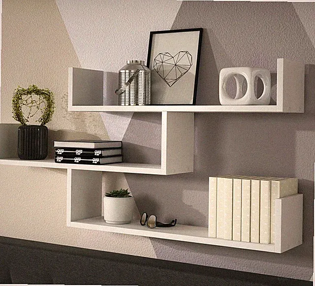 Wandregal Triptico 3 Modern Design Hängeregal Wandboard Wohnzimmer M24