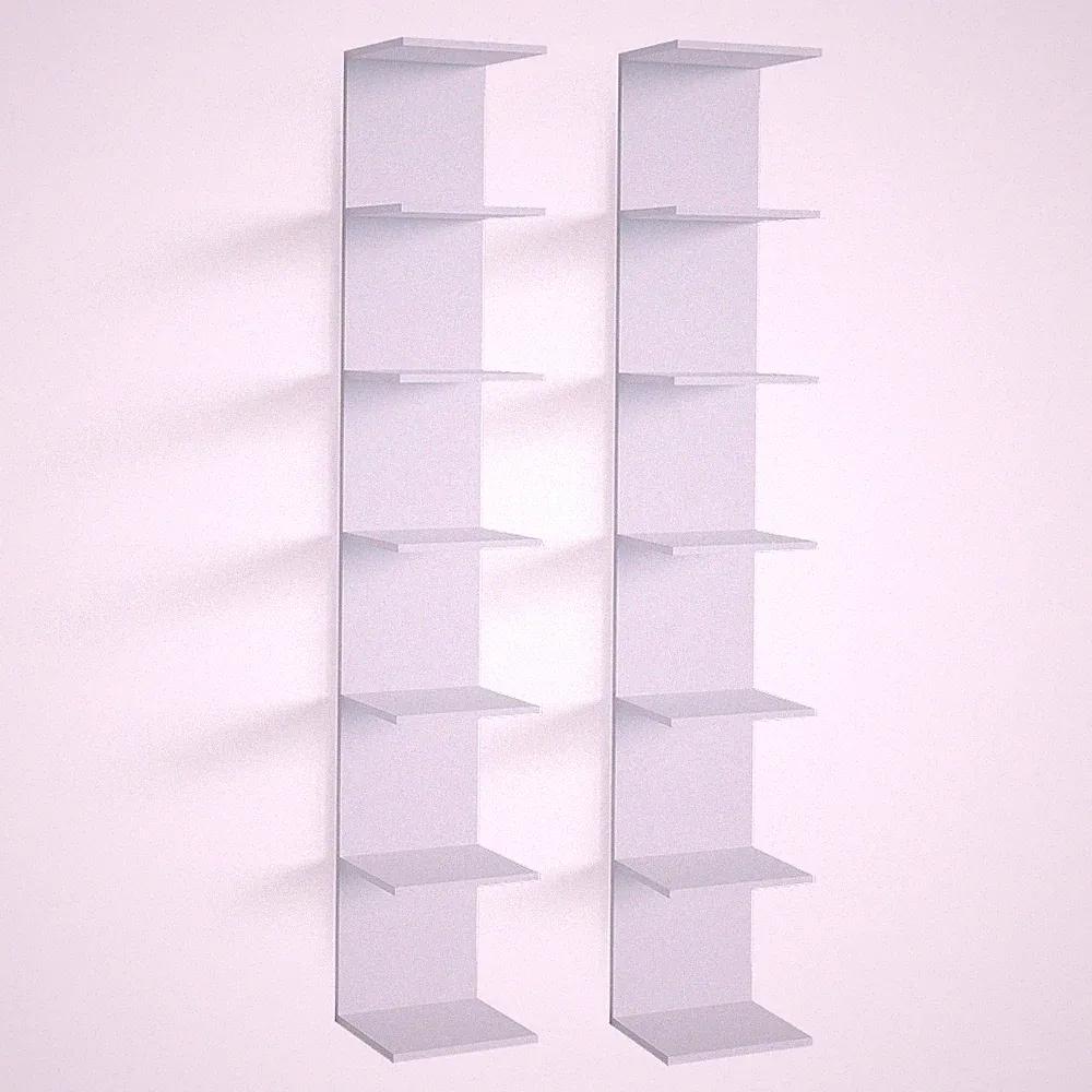 Wandregal Vicco Paolo 30 x 190 cm 2er Set