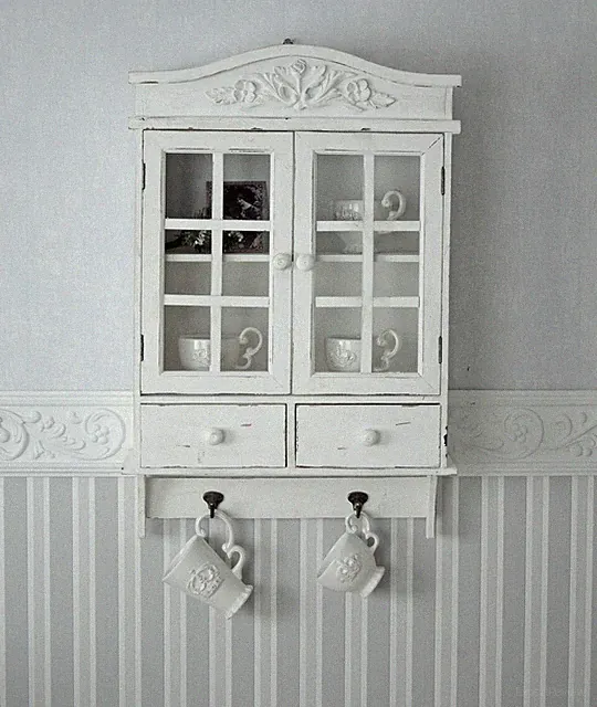 Handtücher Vitrine