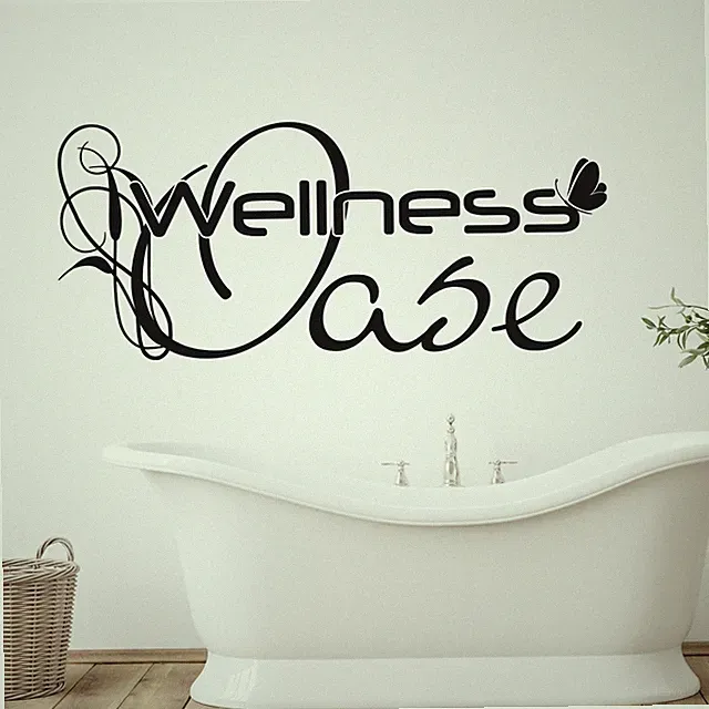 Wandtattoo Bad Wellness Oase Badezimmer Sprüche Bad Falter Wandaufkleber Tattoo