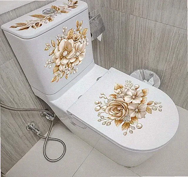 Wandtattoo Badezimmer Kinderzimmer Möbel Aufkleber 3 D Wandaufkleber 40 x 36 cm