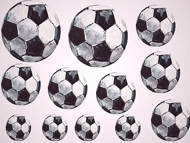 Wandtattoo Kinderzimmer Fußball, Wandaufkleber für Junge Wandsticker Set Deko