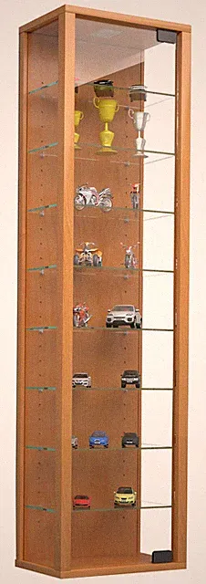 Wandvitrine Hängevitrine Stano Maxi H. 115 x B. 33 x T. 18 cm - VCM