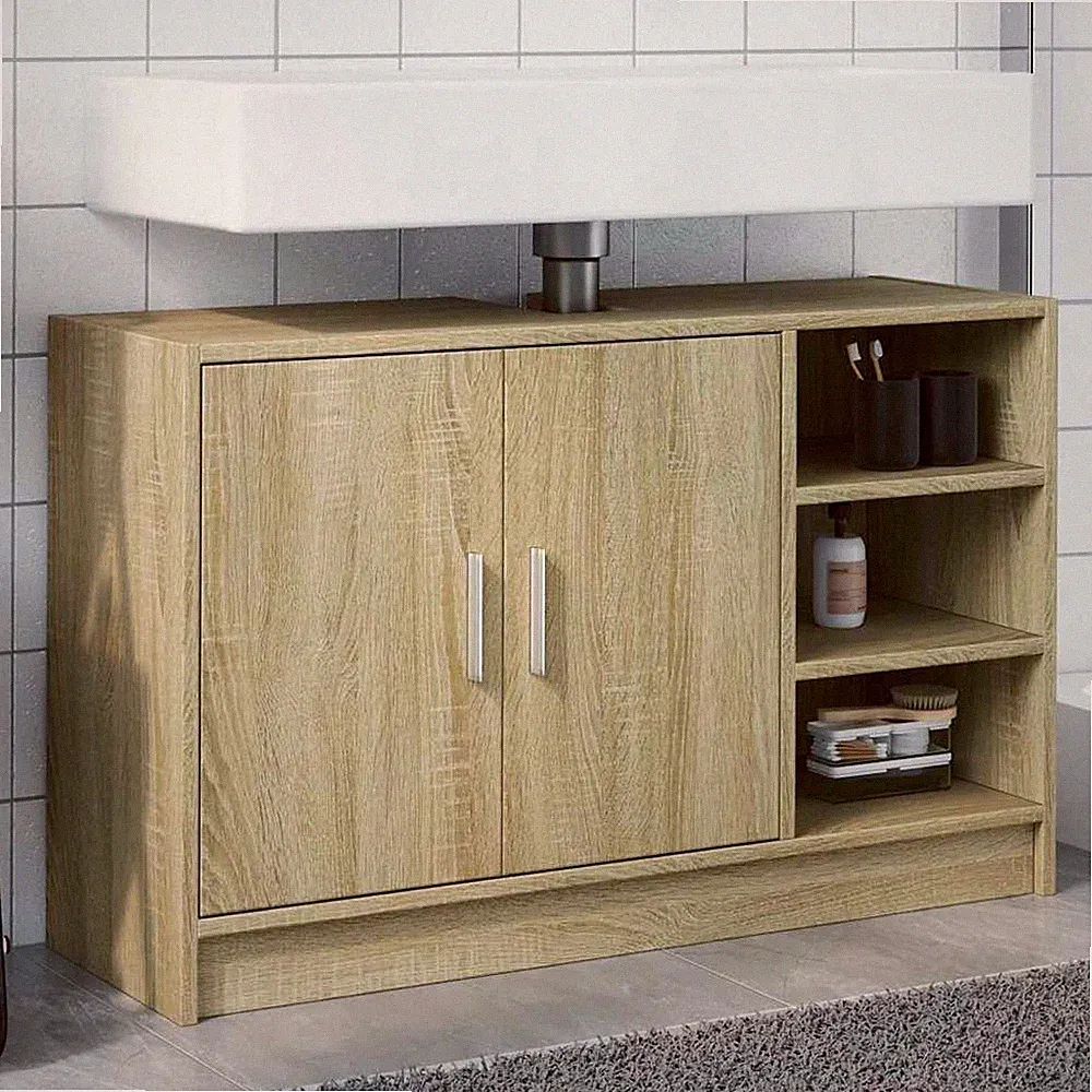 Waschbeckenunterschrank Badschrank Unterschrank Badmöbel Holzwerkstoff vidaXL