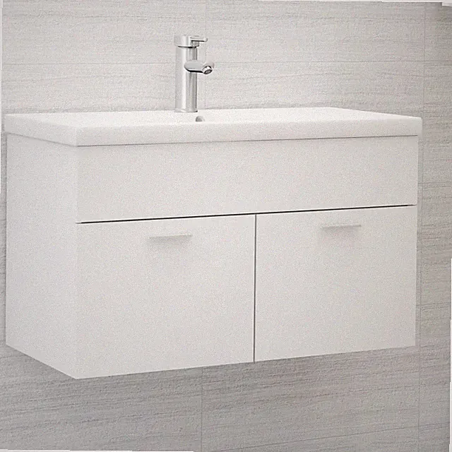 Waschbeckenunterschrank Einbaubecken Unterschrank Waschtisch Badschrank vidaXL