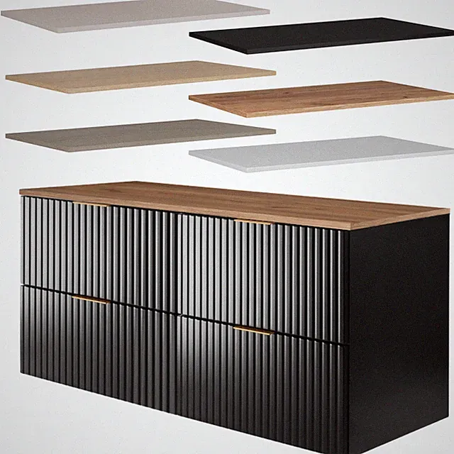 Waschtischplatte für Badezimmerschrank Waschtischunterschrank Waschbecken Platte