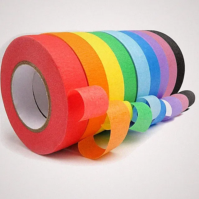 Washi Tape Set 9bunt Rollen Kreppband Abdeckband für Scrapbooking Malen