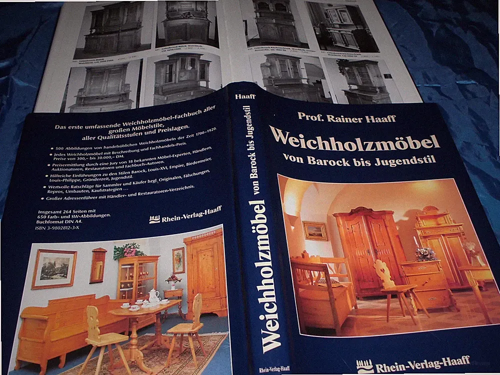 Weichholz Möbel von Barock bis Jugendstil , Pracht Bildband / Katalog 1996
