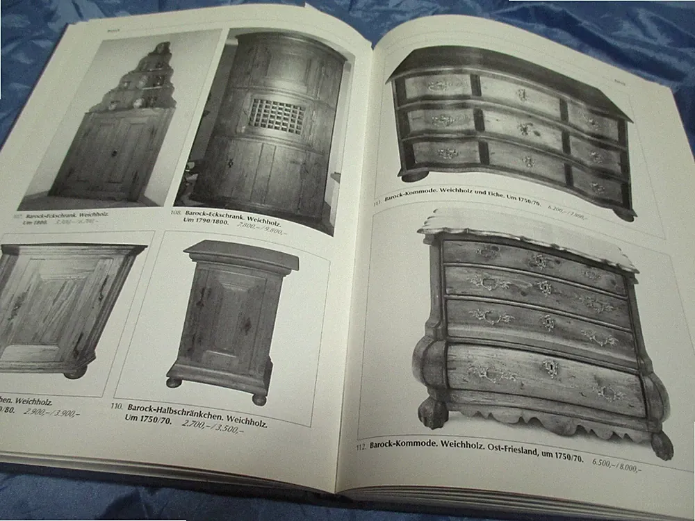 Weichholz Möbel von Barock bis Jugendstil , Preis Katalog 1996 , Bilder - Buch