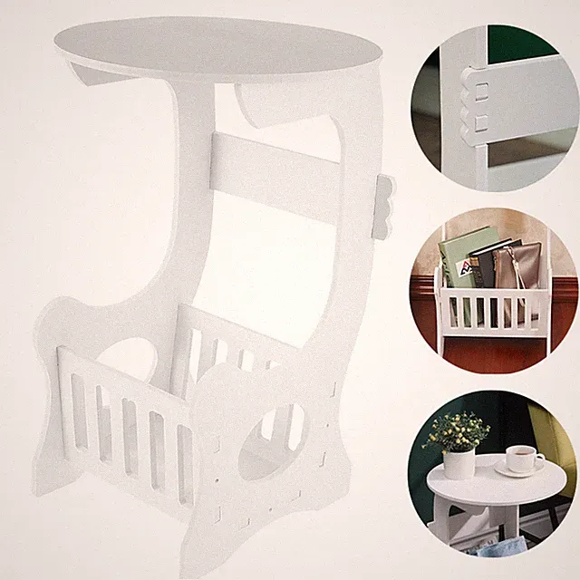 Weiß Beistelltisch Nachttisch Kaffeetisch Couchtisch Sofatisch für Schlafzimmer
