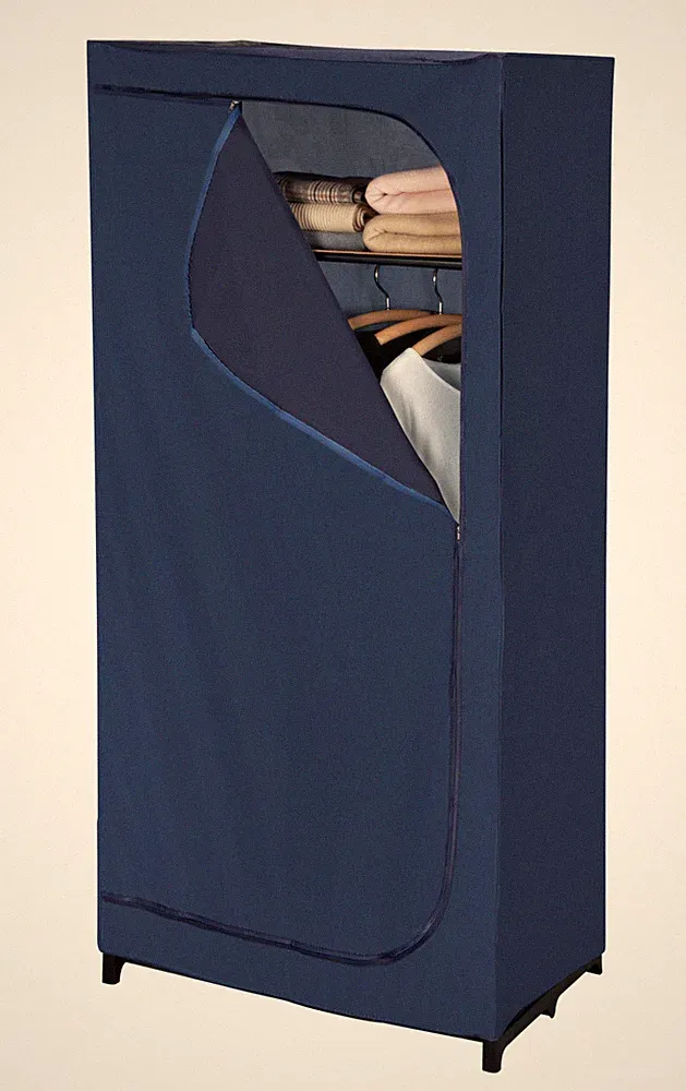WENKO Kleider Falt Schrank Garderobe Aufbewahrung Ständer Air Ablagen Textilien