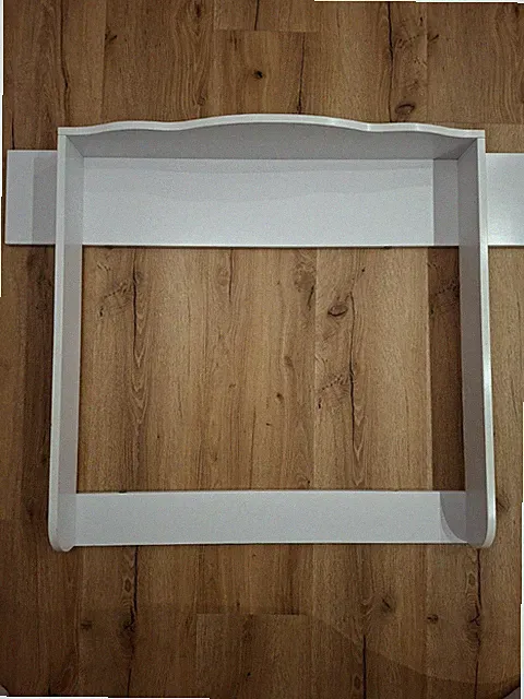 Wickelaufsatz für Ikea Kommode mit 4 Schubladen Weiß