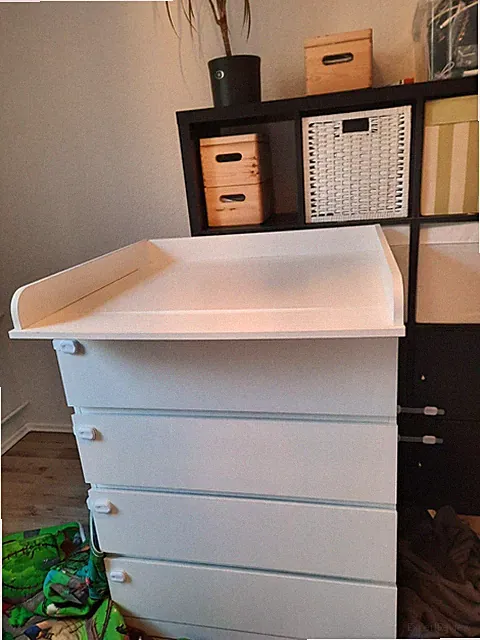 Wickeltischerweiterung Malm IKEA weiß