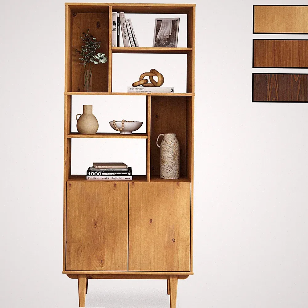 Wohnzimmerschrank Regal mit Türen Regal mit Fächern
