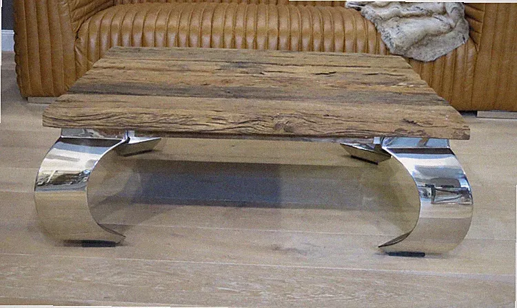 Wohnzimmertisch Couchtisch Treibholz Schwemmholz Tisch Möbel Vintage Charme neu