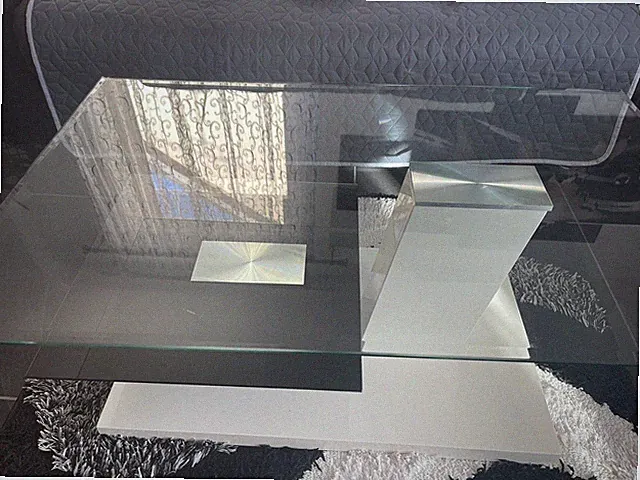 wohnzimmertisch glas gebraucht