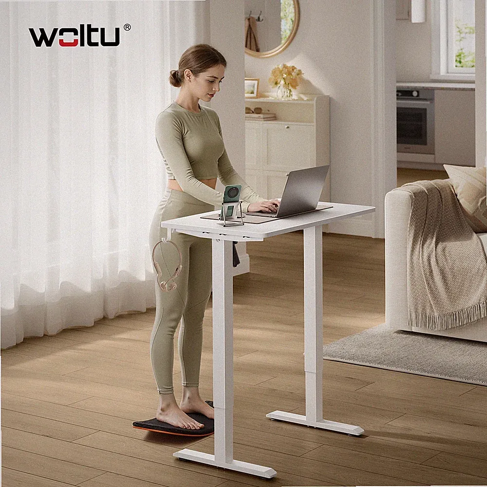 WOLTU 80/100/120cm Höhenverstellbar Schreibtisch Computertisch Memory-Funktion