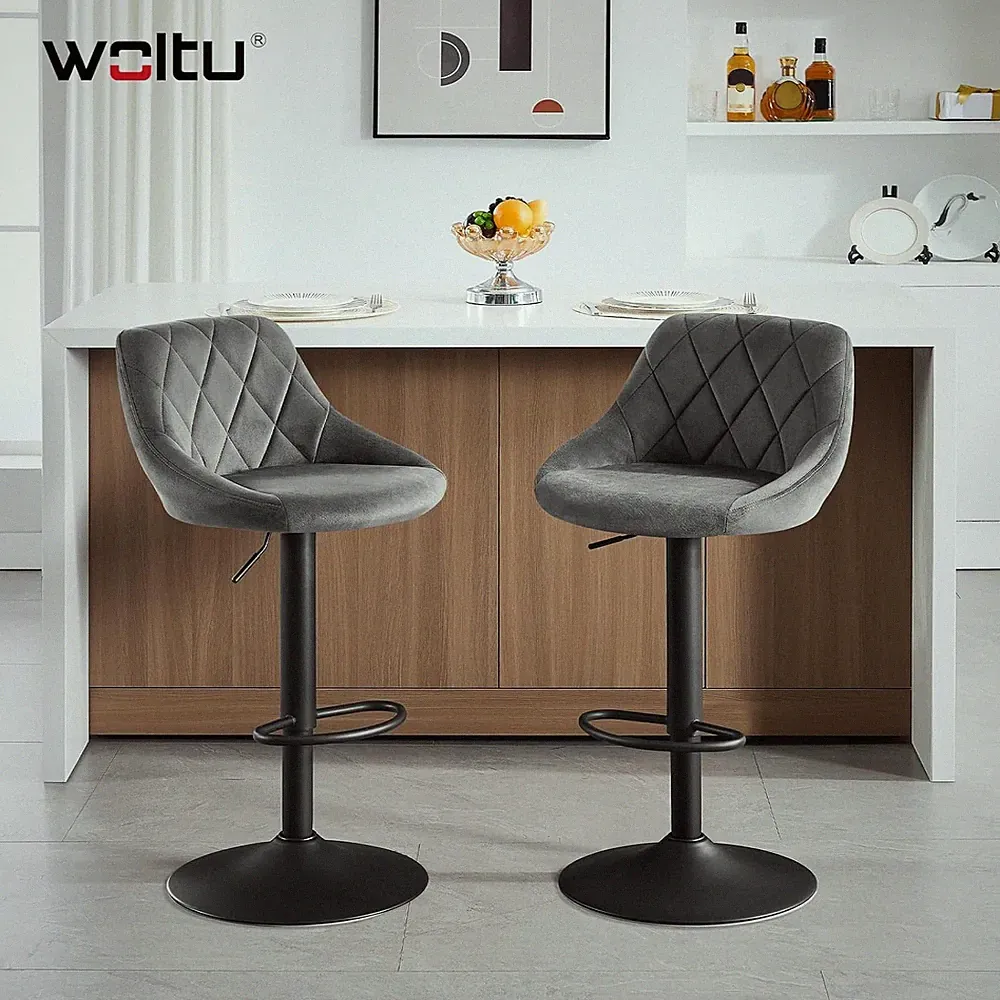 WOLTU Barhocker Barstuhl Tresenhocker Höhenverstellbar für Küche Bar Esszimmer