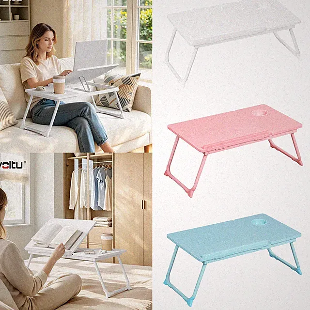 WOLTU Laptoptisch Notebooktisch für Sofa Bett Klappbarer Betttisch Klapptisch