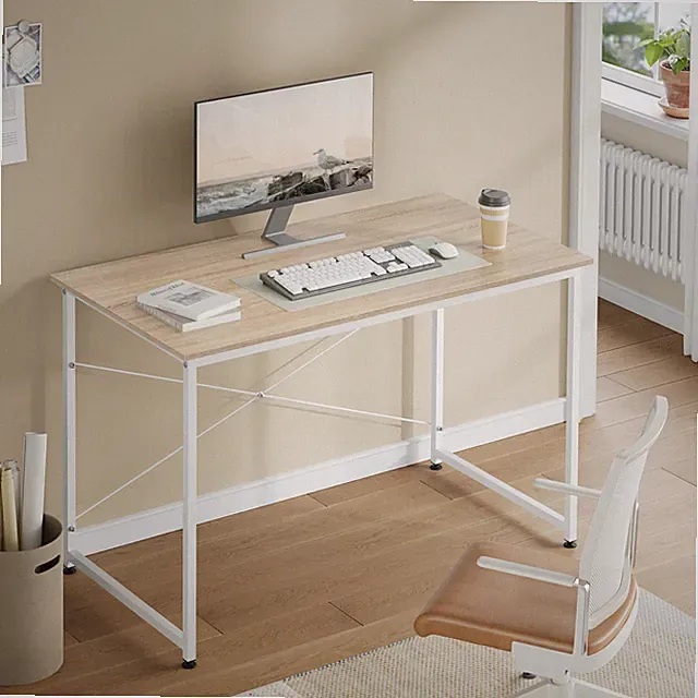 WOLTU Schreibtisch 120×60cm Bürotisch Computertisch PC Tisch für Büro Homeoffice