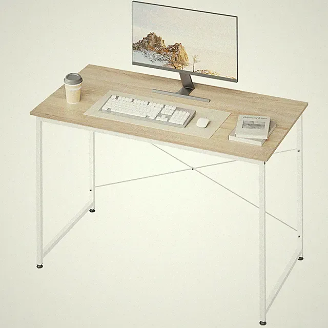 WOLTU Schreibtisch Computertisch 120x60 cm Bürotisch PC-Tisch Arbeitstisch