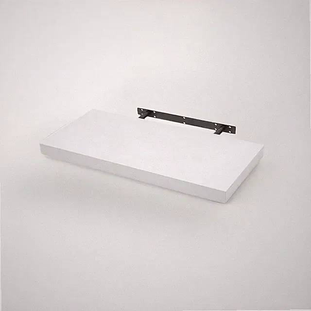 WOLTU Schweberegal weiß 40 cm