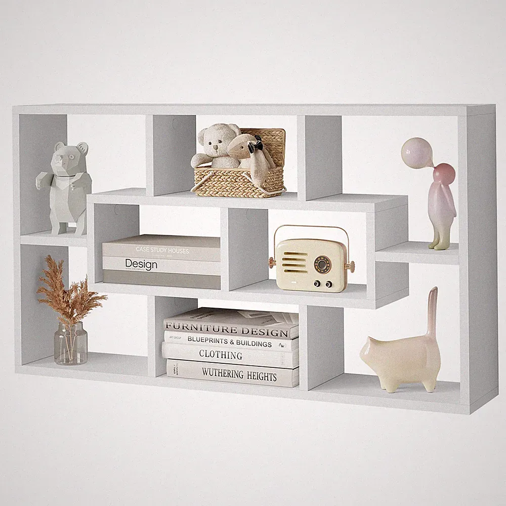 WOLTU Wandregal Wandboard Freischwebend Hängeregal CD Bücherregal Schweberegal