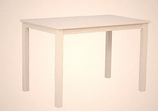 Woodroom Esstisch Kota Hevea massiv lackiert 110x70cm