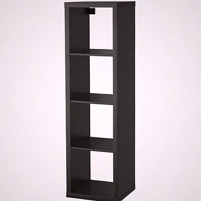 Würfel 4 Ebenen Hoch Holz Bücherschrank Schrank Standregal Vitrine Aufbewahrungsschrank