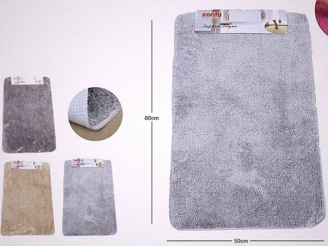 x Teppich Antirutschmatte für Badmöbel 80x50cm 10229 dfh
