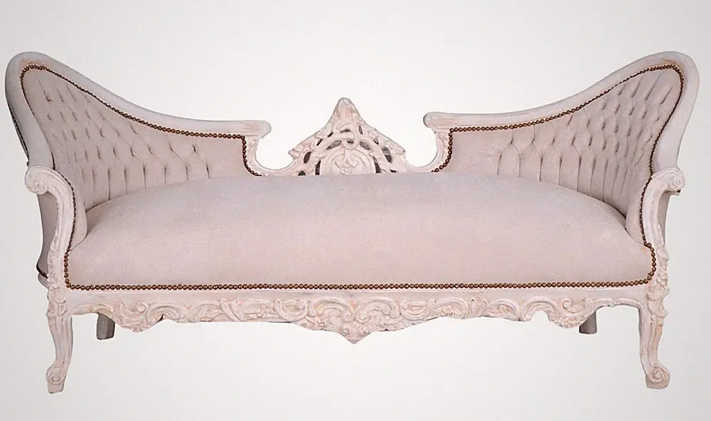 XXL Barock Sofa Shabby Chic Couch Chaiselongue
